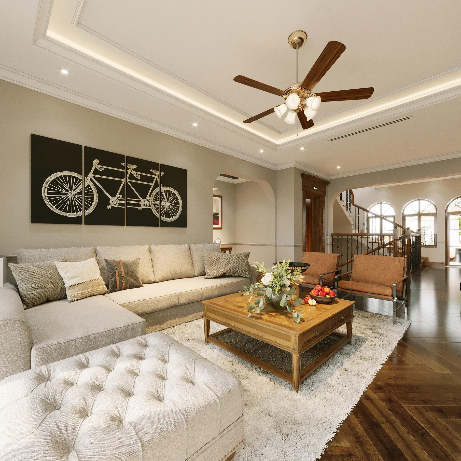 May đo sofa chuẩn kích thước phòng khách